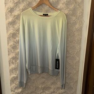 Wildfox Light Blue and green Ombre Sweater